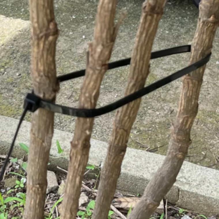 케이블타이 흑 300mm 100P 케이블정리 전기선고정 케이블고정