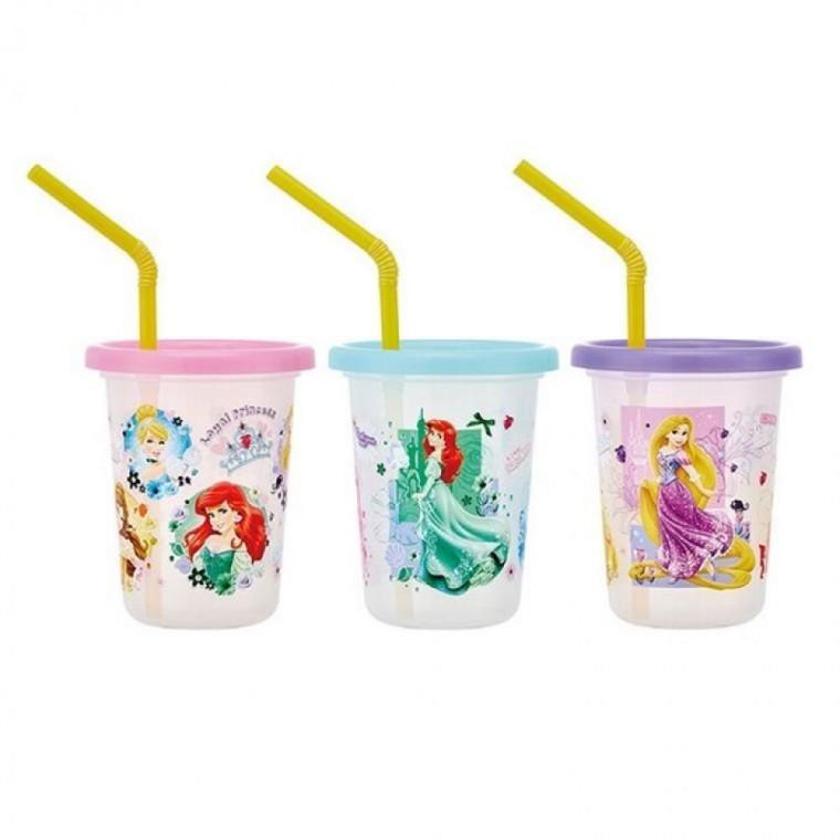 EAS 스케이터 빨대물통 프린세스21 스트로 텀블러 3P 세트 230ml