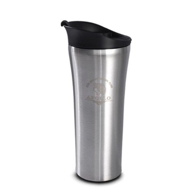 아폴로 스텐 텀블러 물병 물통 보틀 물컵 실버 500ml