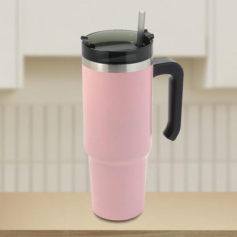 (GTF65661)써머원 보온보냉 빨대 텀블러(900ml) (핑크)