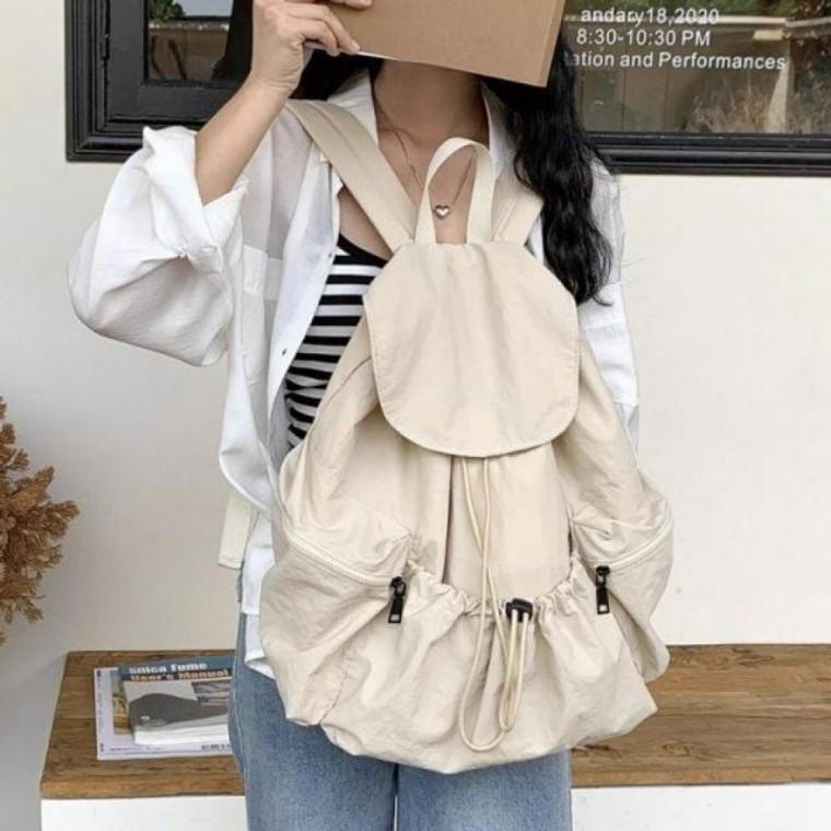 가방 텀블러 데일리 여행 경량 여성 나일론 복조리백 백팩