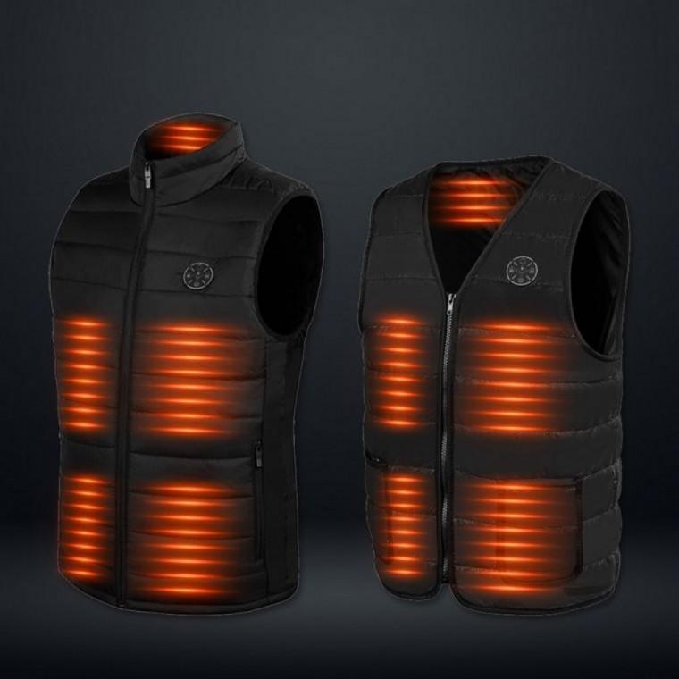 열선조끼 겨울 겨울조끼 온열조끼 조끼 5000mAh 등산 낚시 발열조끼 발열