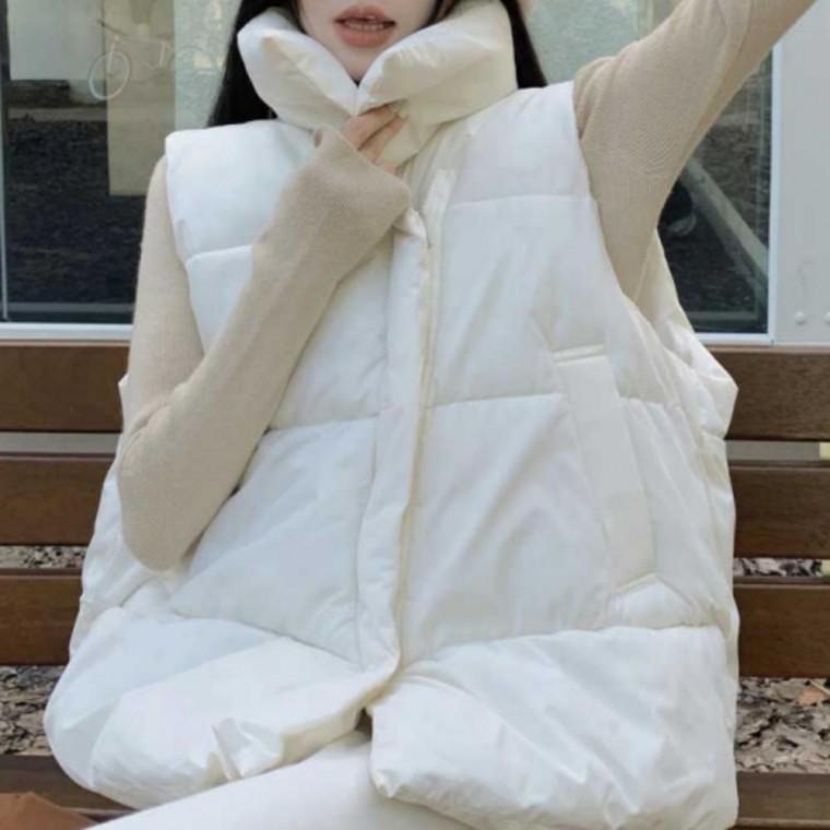 여자패딩조끼 가벼운 패딩베스트 겨울 엄마