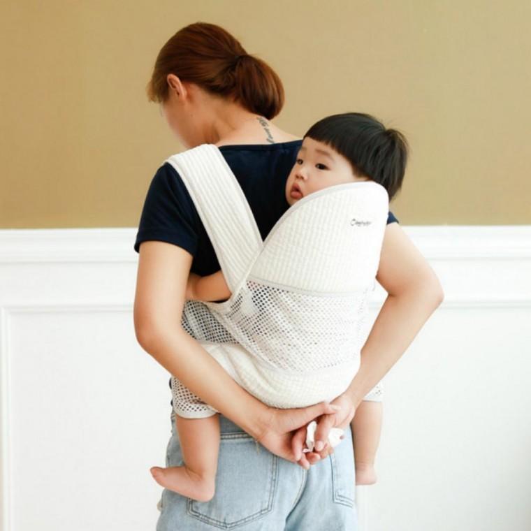 베이직 신생아 아기 아기띠 부드러운 조끼형 순면 포대기