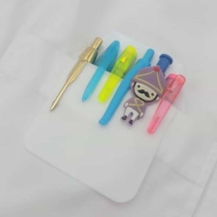 간호사 포켓 필통 화이트 주머니파우치 볼펜필통 필기구파우치