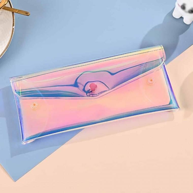 홀로그램 파우치 20x9cm 파우치백 화장품정리가방