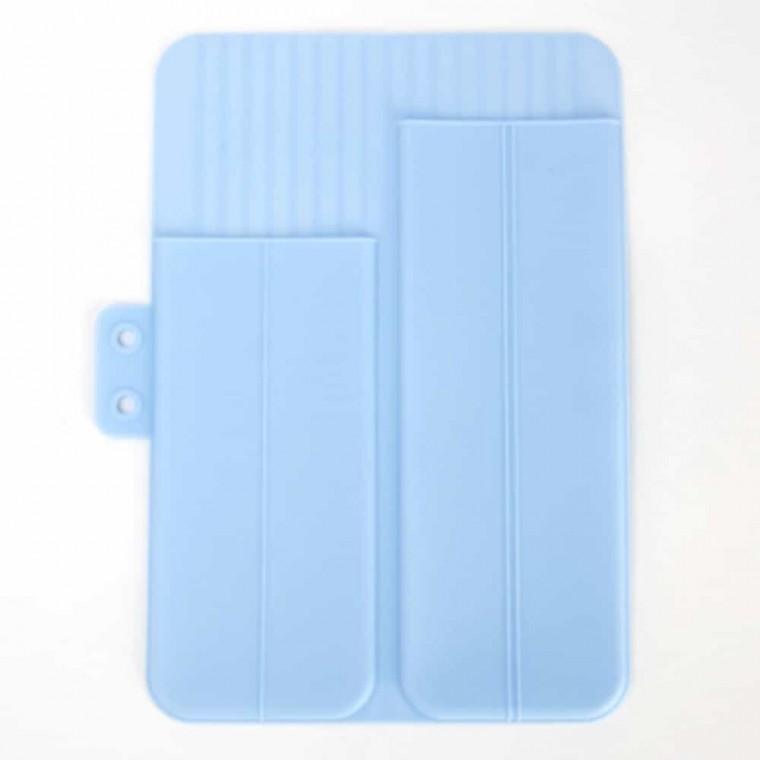 매직기 고데기 파우치 블루 고데기실리콘패드 고데기케이스 고데기받침대