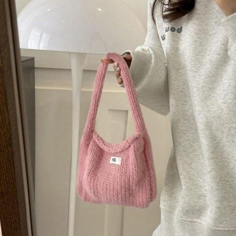 미니멀백 미니멀 백 모던 여성숄더백 니트