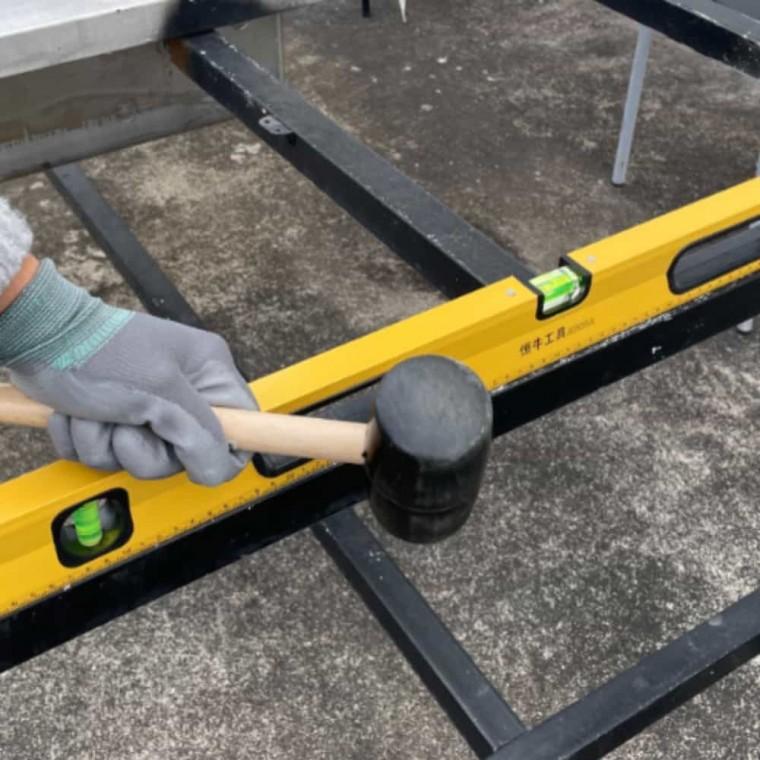 자석 알루미늄 수평자 80cm 측정기기 미니수평 수평대