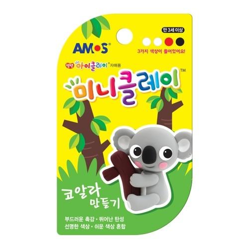 아모스 미니클레이 코알라만들기 7.5g 4색 눈모양 1개