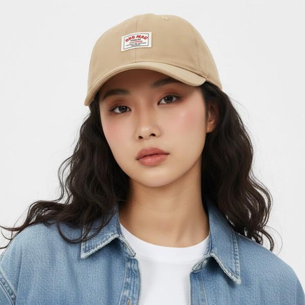 미니멀 숏챙 남녀공용 데일리 레터링 앰버캡 CAP06