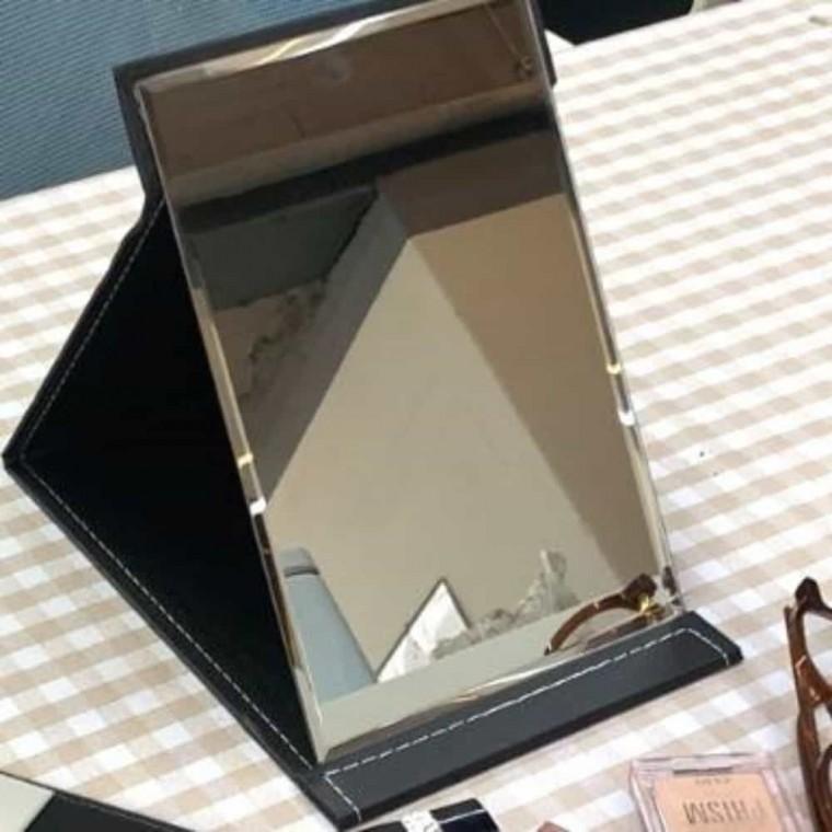 사각 스탠드 거울 블랙 중 화장대미니거울 화장대탁상거울 탁상용거울