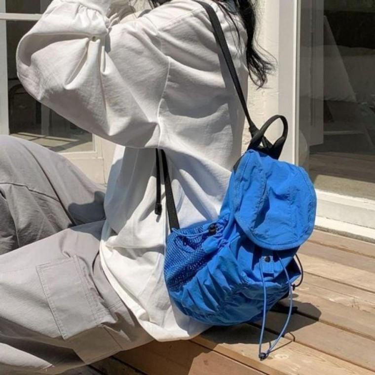 가방 포올 가벼운 캐주얼 미니 베낭 데일리 스트링 백팩