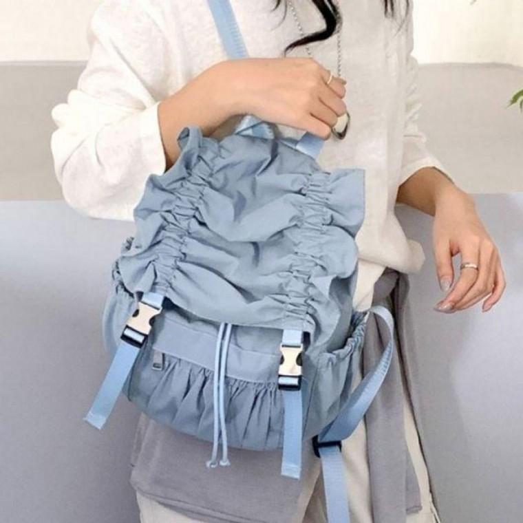 가방 엠티 미니 여성 백팩 주름