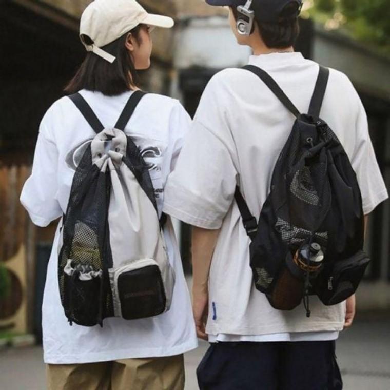 가방 물놀이 백팩 아웃도어 하프 미니 방수 스트링 생활 포켓 수영장 라이딩