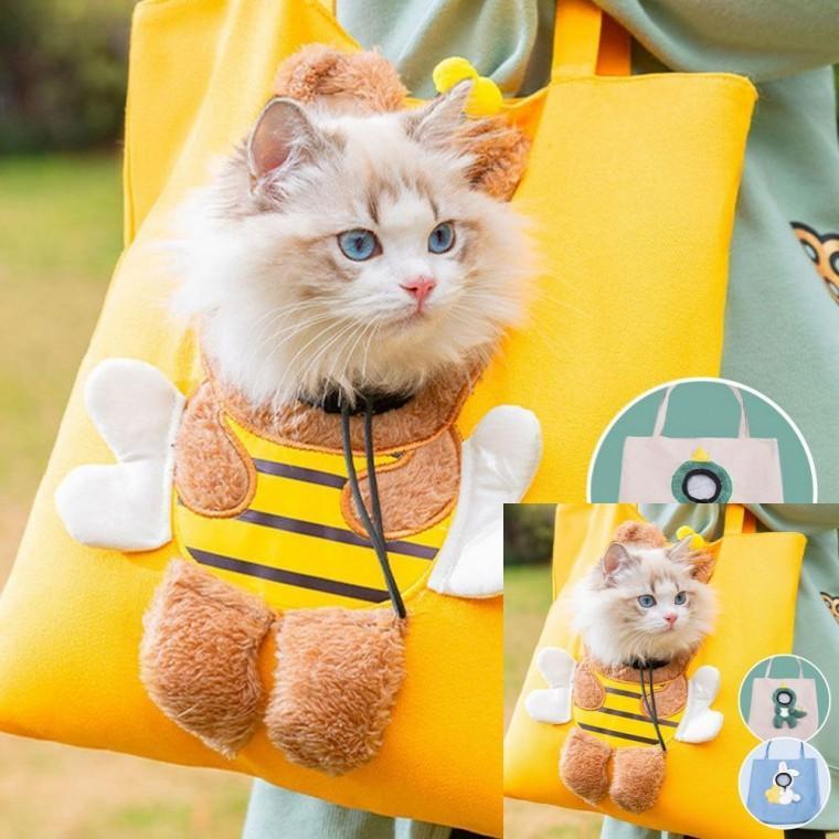 고양이 산책 가방 슬링백 외출 이동장 강아지산책가방 고양이가방이동장