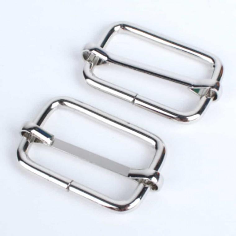 가방끈 클립 실버 32mm 2P 끈버클 가방연결고리 가방끈버클