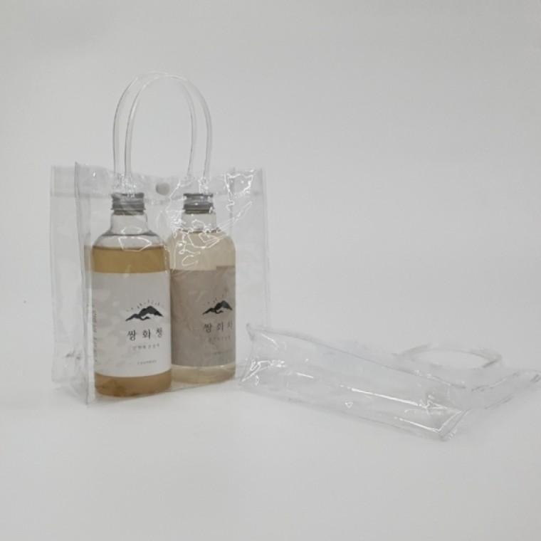 PVC 투명 쇼핑백 선물가방 중