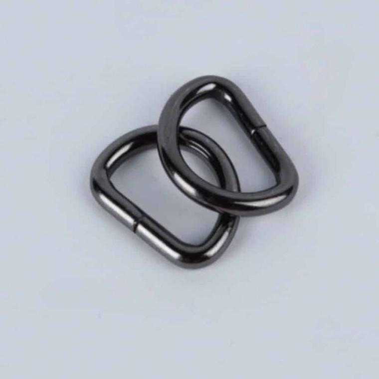 D링 흑니켈 20mm 2P 가방부품 가방버클