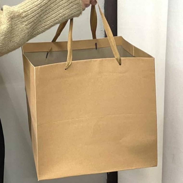 쇼핑 백 종이 가방 대 화분종이백 크래프트쇼핑백 크라프트종이백