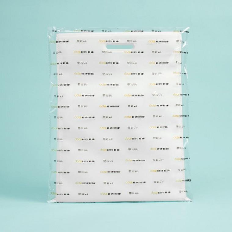 (GTF54820)컬러 부직포 가방 10p세트(35x45cm) (화이트)