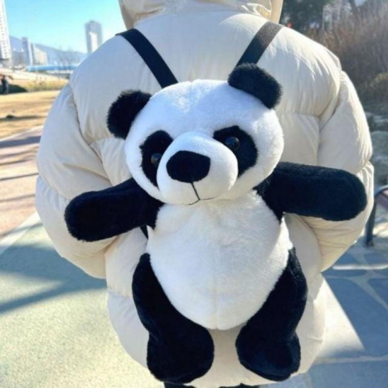 가방 판다 인형 백백 백팩