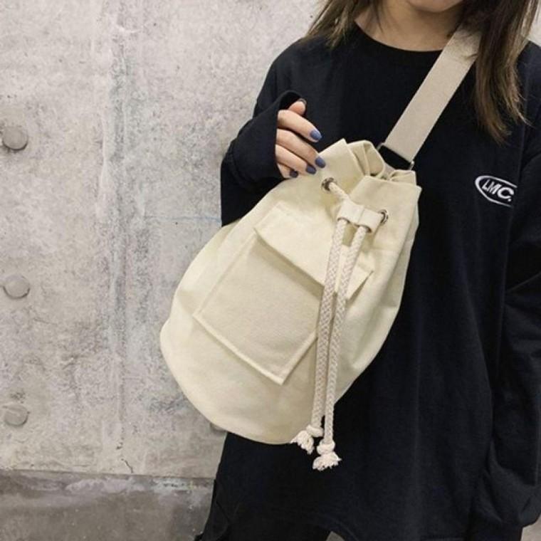 가방 투웨이 복조리 에코 버켓백 캐주얼 백팩 남여공용