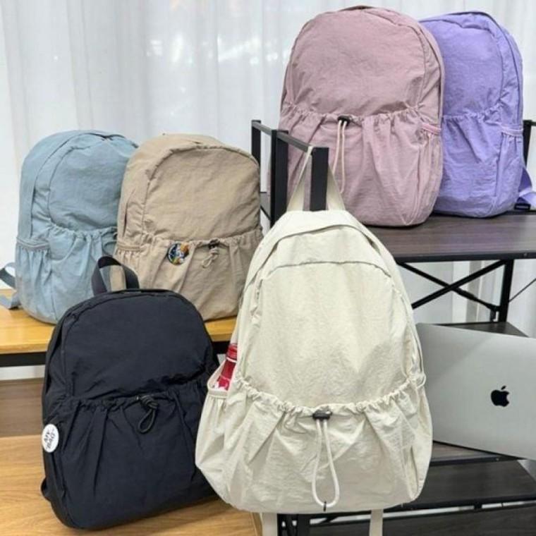 가방 트렌드백 바스 락 여성 스트랩 백팩 나일론 캐주얼