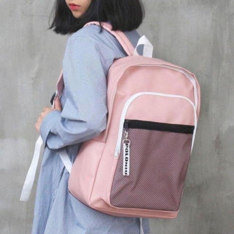 가방 포인트 여성 기본 남성 심플 외출 학생 메쉬 캐주얼 백팩