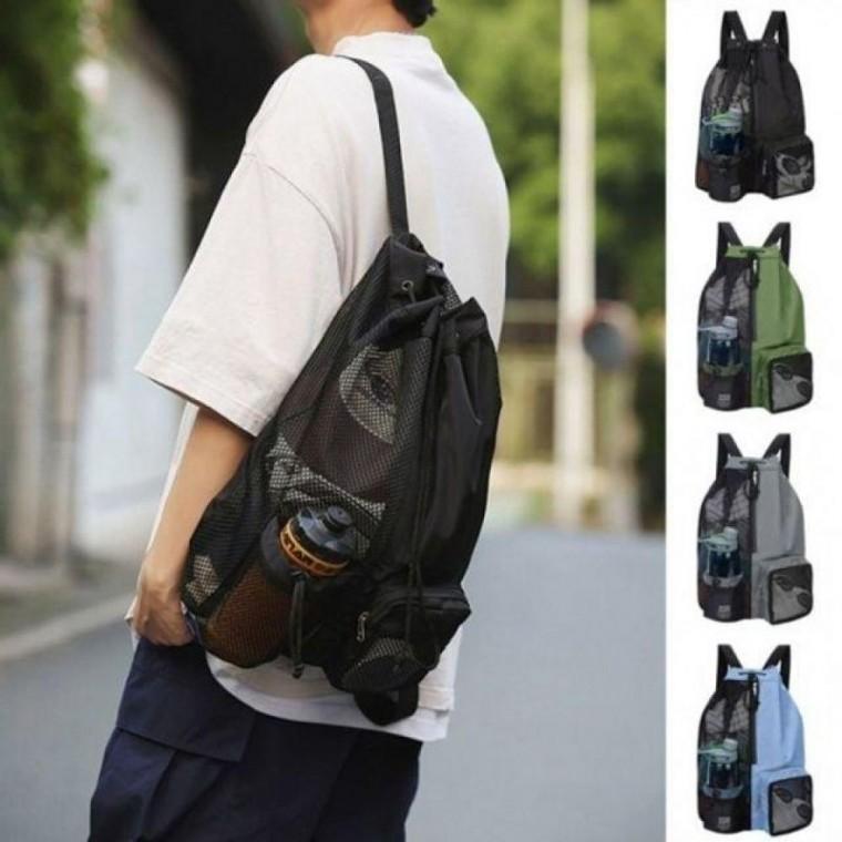 가방 라이딩 백팩 메쉬 스트링