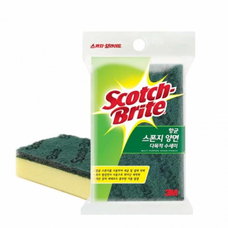 3M 항균 양면 수세미 탄냄비수세미 주방수세미 냄비수세미 주방용수세미 후라이팬수세미