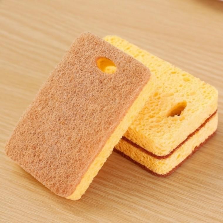 주방 양면 사이잘 셀룰로오스 수세미 세척솔
