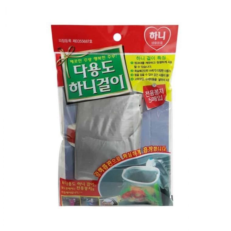 음식물 봉지걸이 주방청소도구 싱크대수납걸이 주방봉지걸이 음식물쓰레기걸이