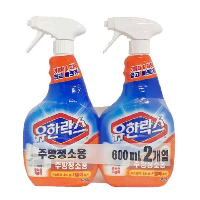 주방청소용 600ml 2입 오븐클리너 기름때제거 렌지후드클리너 주방청소세제