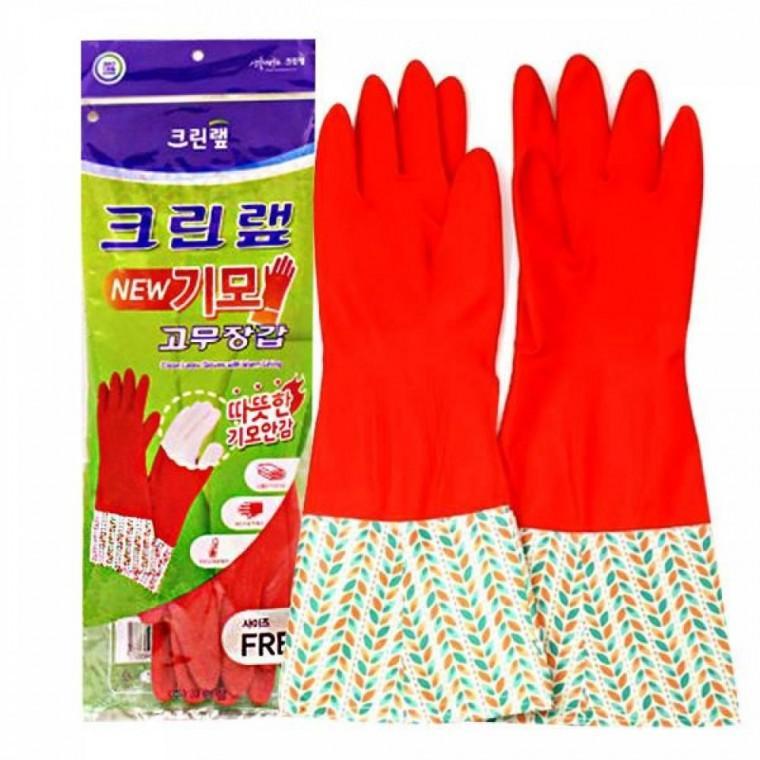기모 고무 장갑 겨울용 주방 설거지 방한 글러브