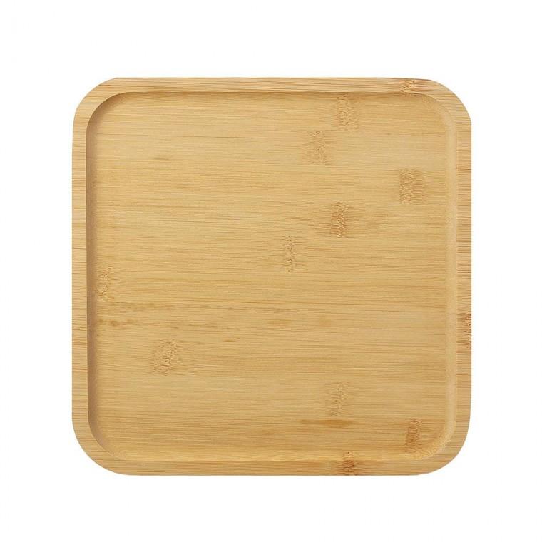 (GTF61175)[쿠킹홈] 주방 대나무 사각 우드트레이(25cm)