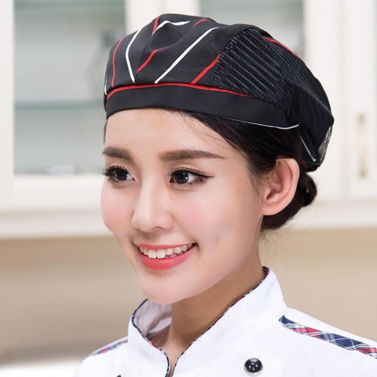 (GTF26112)메쉬 베레모 주방모자 H03