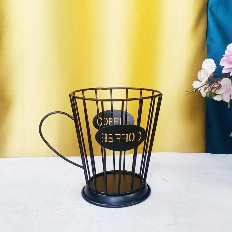 캡슐 컵 커피 보관함 스몰 정리 여과지 용품 수납함 주방 컵 커피 보관함