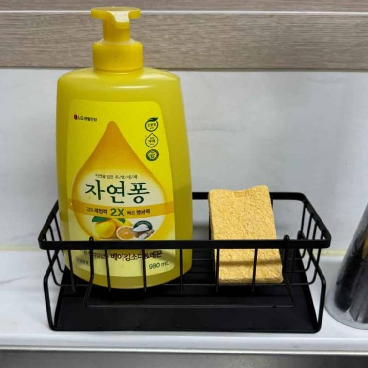 물빠짐 수세미 거치대 주방세제걸이 세제받침대