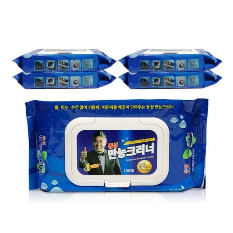 티슈형 크리너 100매 찌든때클리너 클리너티슈 주방기름때제거 오븐크리너