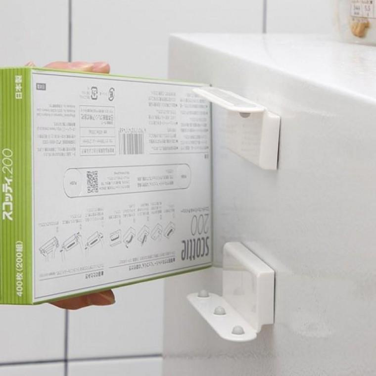 다용도 멀티 주방 키친 마그네틱 정리 홀더 수납 가정 가게 보관 박스 상자 비닐장갑팩 자석 고정 용품