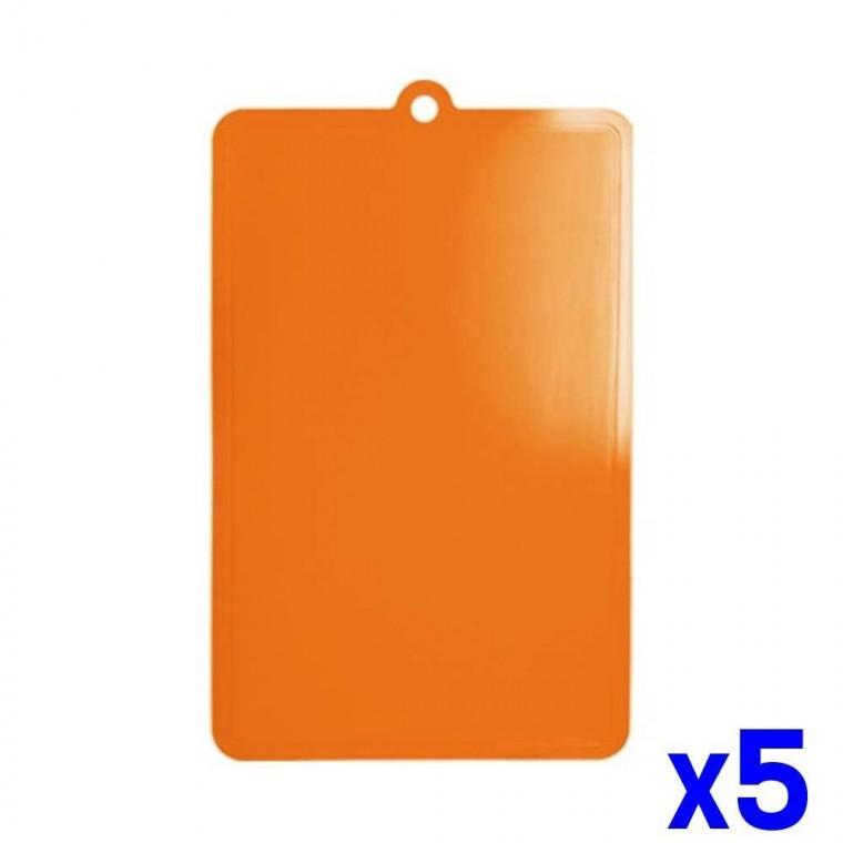 컬러 시트 도마 대 41.3x25x0.3cm x5개 주방도마