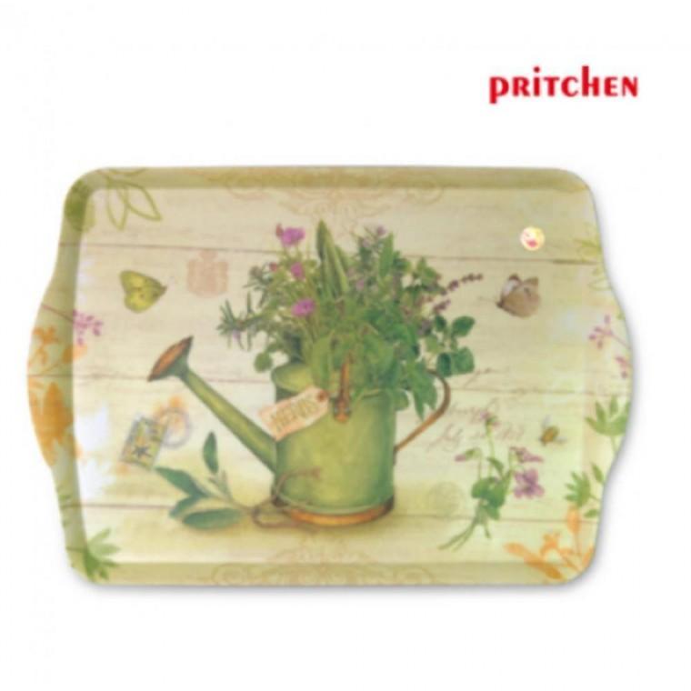 손잡이 사각 쟁반 허브가든 특대 서빙쟁반 주방트레이