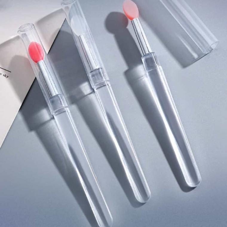 휴대용 실리콘 립 브러시 화장품브러쉬 화장도구 립스틱브러쉬 휴대용립브러쉬 화장브러쉬