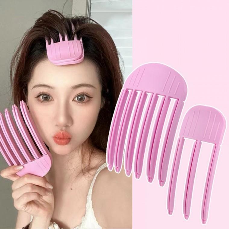 뿌리볼륨 셰이핑 헤어볼륨 집게 헤어클립 남녀 휴대용