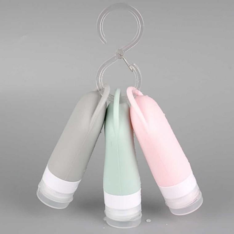 샴푸 실리콘공병 90ml 여행공병 샴푸용기 여행용세면도구 여행용소분용기 휴대용샴푸통 샴푸디스펜서 화장