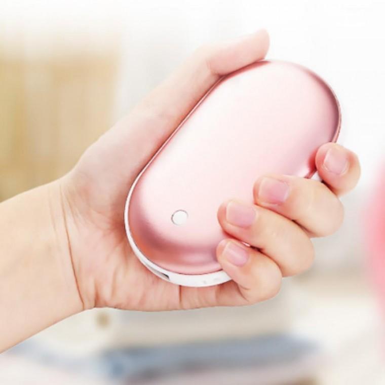 휴대용 컴포트 충전식 보조배터리 손난로 5200mAh