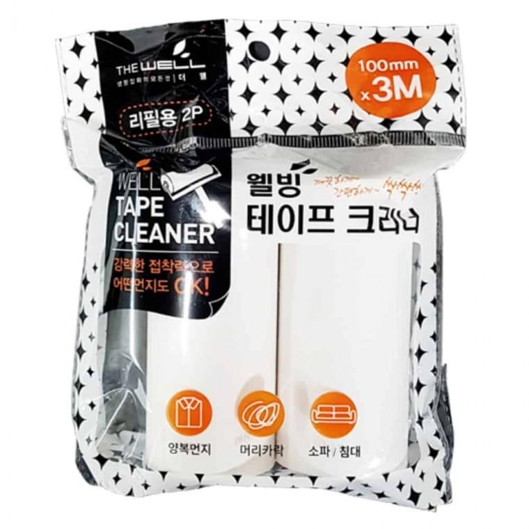 휴대용 테이프클리너 청소테이프 롤테이프리필 카페트돌돌이 롤크리너리필
