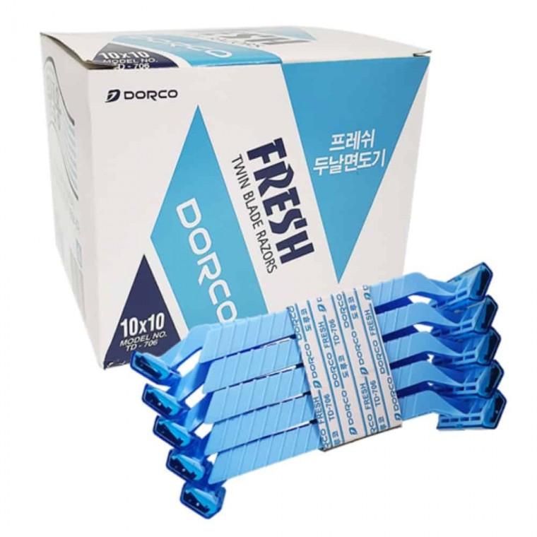 두날면도기 1박스 100개 수동면도기 수염면도기 일반면도기 휴대용면도기