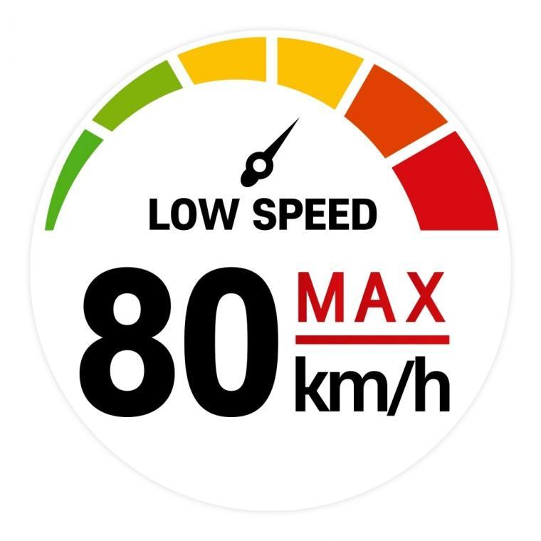 캠핑 카라반 저속차량 속도제한 전추월 고휘도 반사 스티커 컬러 계기판 80km